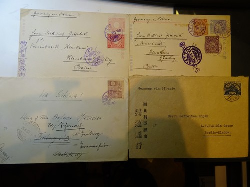 Konvolut postgeschichte - 4x,