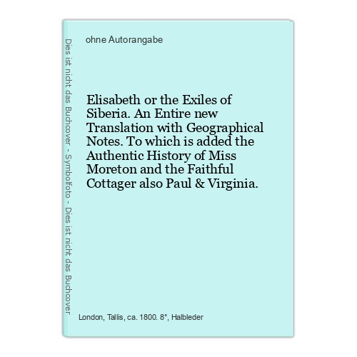 Elisabeth the exiles - or,