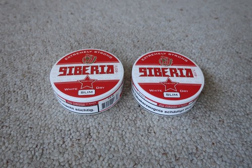 Leere dosen siberia - dosen, white