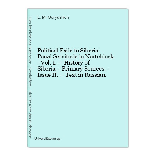 Political exile siberia - exile,