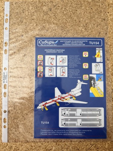 Siberia airlines 154 safety - 154,